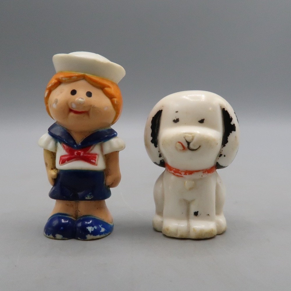 Vintage Kenner Tree Tots Family Replacement Dog Barky &‎ Girl Paintloss 80s
